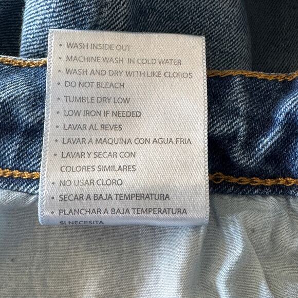 KanCan SZ 25 Skinny Jeans Distressed Rips Mid-Rise Stretch Zip-Fly Medium Wash - Picture 12 of 12